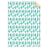 Green Cactus Print Wrapping Paper by Meri Meri